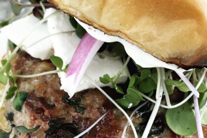 burger de porc à la grec