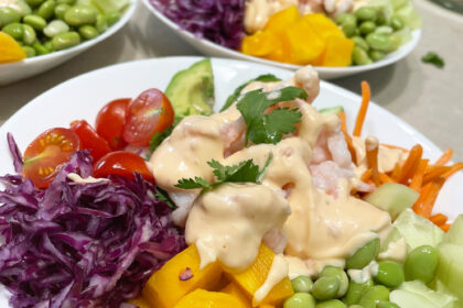 Poke bowl aux crevettes