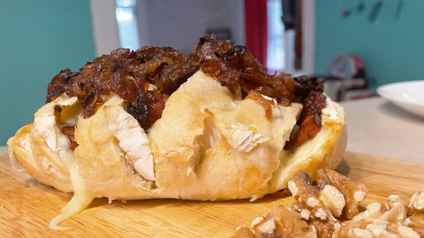 Miche au brie fondant
