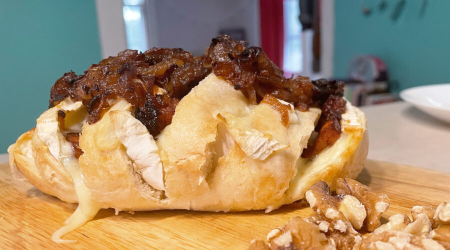 Miche au brie fondant